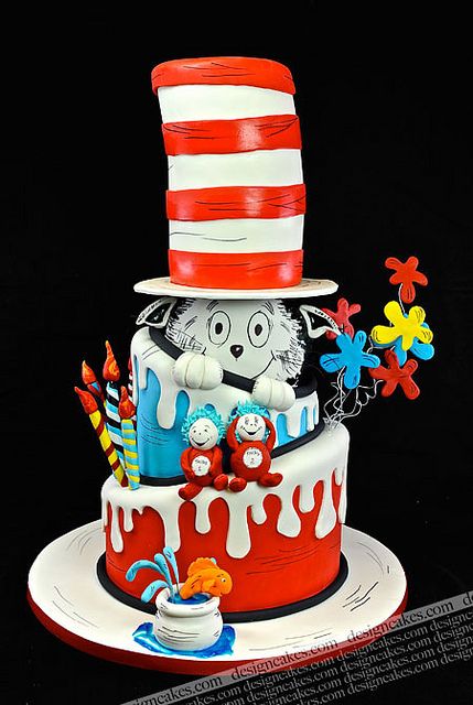 dr.seuss cake