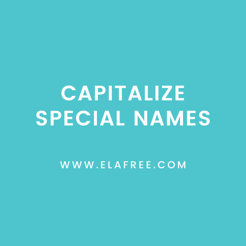 Capitalize Special Names Quiz