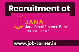 Jana Small Finance Bank Job Vacancy