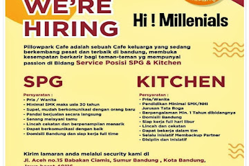 Loker Bandung Staff SPG & Kitchen Pillow Cake