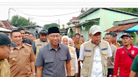 Kangmas Jabo, Wamen Sosial Kirim Bantuan Banjir Bandar Lampung