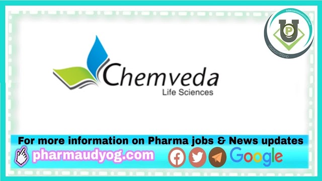 Chemveda Life sciences | Walk-in interview for R&D on 13th Nov 2021