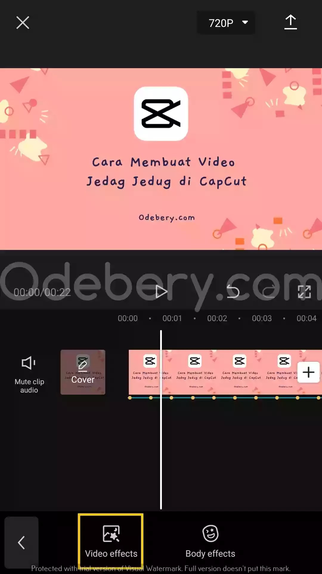 Cara Membuat Video Jedag Jedug di CapCut