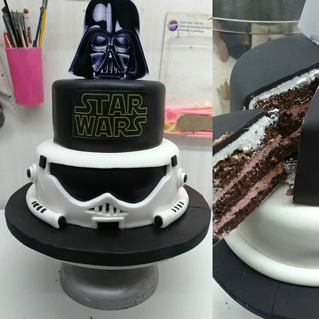 star wars birthday cake