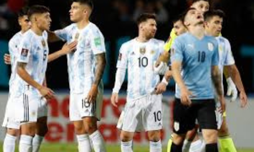 منتخب الارجنتين يفوز على اوروجواي بهدف دى ماريا فى تصفيات كاس العالم 2022