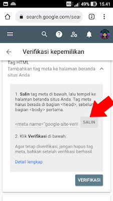 Cara Mendaftar & Verifikasi Blog ke Google Webmaster Tools