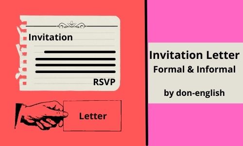 Contoh Invitation Letter Bahasa Inggris Formal dan Informal