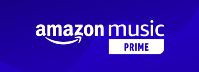 Imagem meramente ilustrativa: está escrito, na imagem, Amazon Music Prime, sobre fundo roxo.