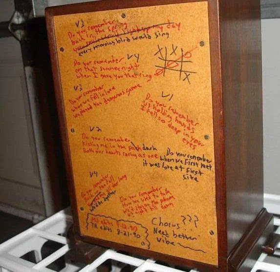 Dresser Michael wrote RTT on to Diana...