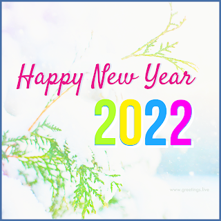 Happy new year 2022 greetings live