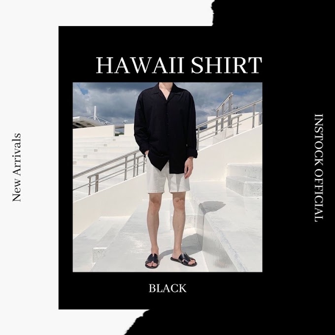 [ instock.official ] INSTOCK SHIRT HAWAII เสื้อเชิ้ตแขนยาว