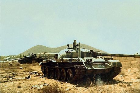 A Guerra do Yom Kippur em 1973.