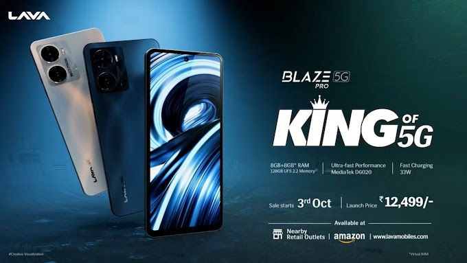 Lava Blaze Pro 5G launched | Full Specifications and Price Details