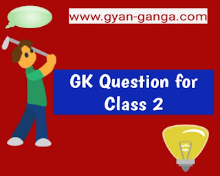 100 GK Question for Class 2 With Answer