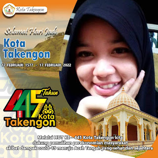 Twibbon HUT Kota Takengon 2022, Cocok untuk Semarakkan Hari Jadi ke 445 pada 17 Februari