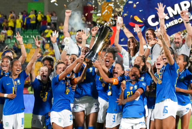 Brasil le ganó a Colombia y se coronó en la Copa América Femenina