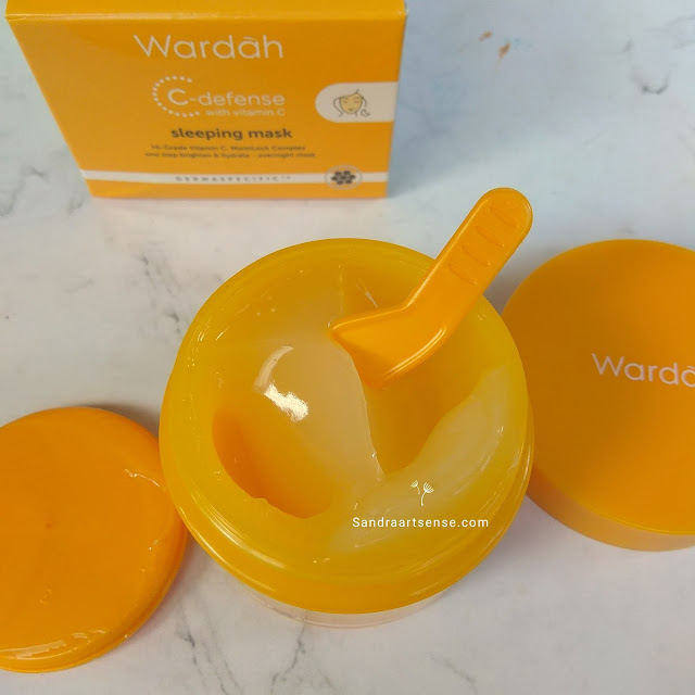 Review Wardah C-Defense Sleeping Mask