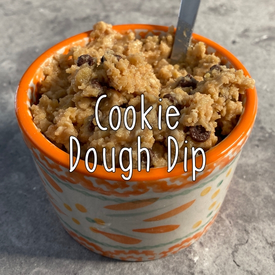 vegan raw cookie dough dip