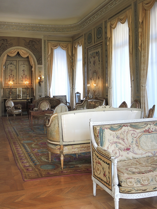 Nice: de Villa Ephrussi de Rothschild: in de villa