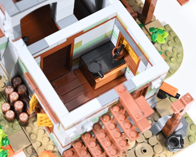 Nifeliz Medieval Town Barn Compatible With Lego