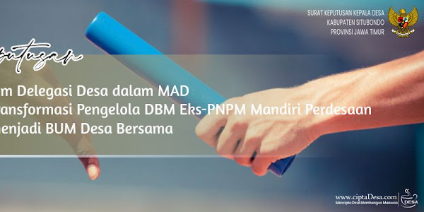 Draft SK Delegasi Desa (MAD Transformasi DBM Eks-PNPM Mandiri Perdesaan)