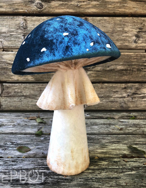 DIY Giant Mushroom! Using XPS foam and DIY Texture Paste with