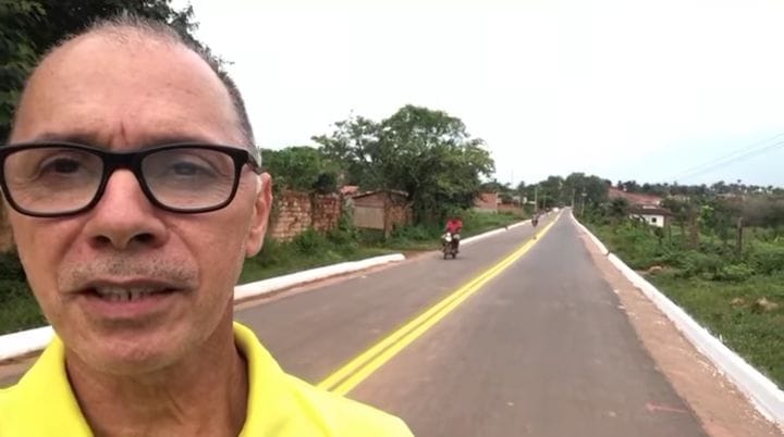 Prefeito Aluisinho convida população para inauguração do tão sonhado asfaltamento da estrada do Povoado Palmeiral