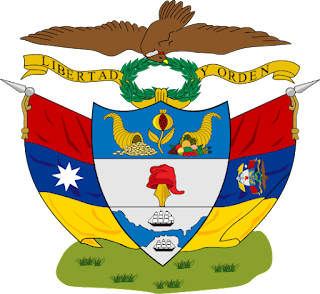 Escudo de la República de la Nueva Granada.