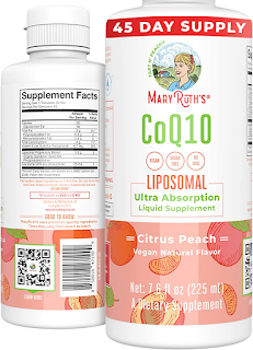 CoQ10 Liquid Vitamin | Coenzyme Q10 Heart Health Supplement | CoQ10 Supplement for Mitochondrial Support & Immune System | Vegan Non-GMO Immune Support Supplemen