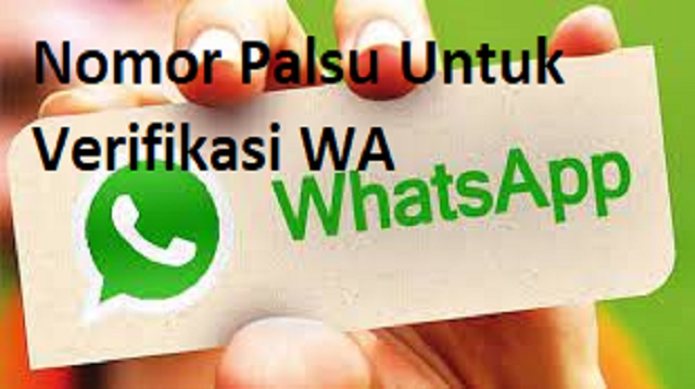  Pada saat kita akan melakukan pendaftaran WhatsApp atau login ke perangkat baru Nomor Palsu Untuk Verifikasi WA Terbaru