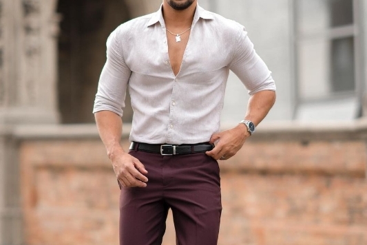 Photos and ideas of best matching pants with white shirts.