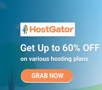 Hostgator 60% OFF