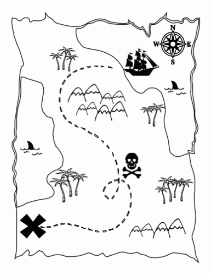 Printable Map Coloring Pages Pdf