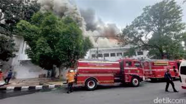 Balai Kota Bandung Kebakaran