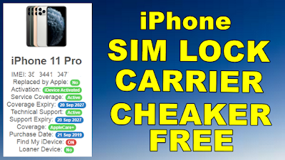 FREE iPhone Carrier Checker All Apple Device