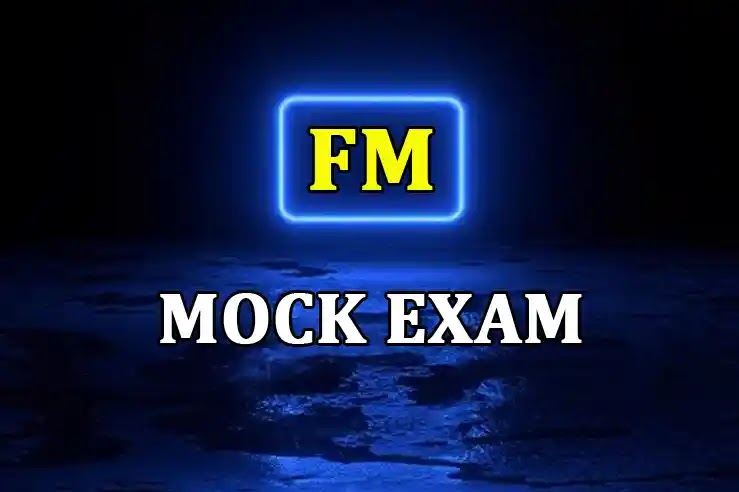 F9 (FM) - Mock Exams | Financial Management | ACCA