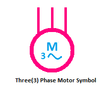 Three(3) Phase Motor Symbol