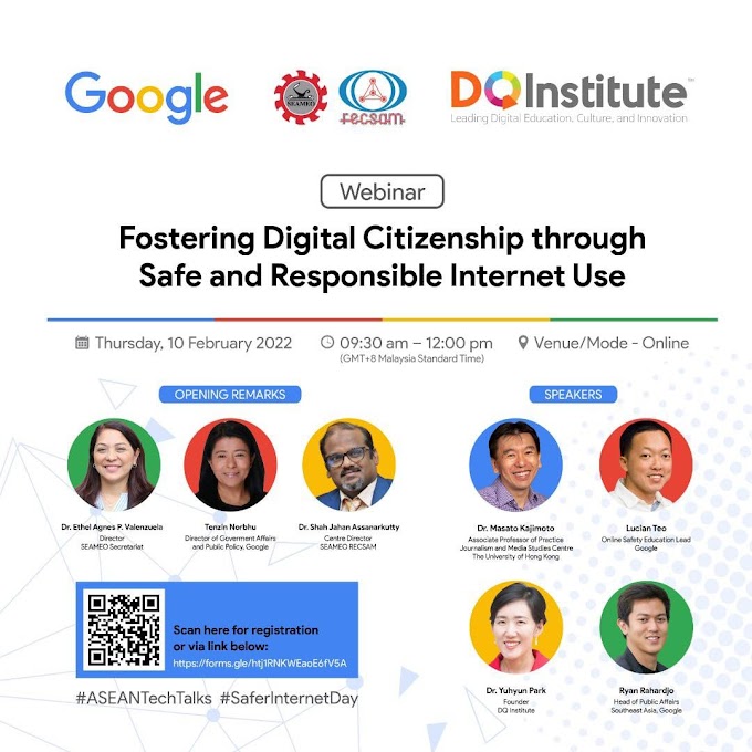 DepEd-ICO, SEAMEO Free International Webinar on Fostering Digital Citizenship through Safe and Responsible Internet Use
