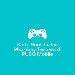 Kode Sensitivitas Microboy Terbaru di PUBG Mobile