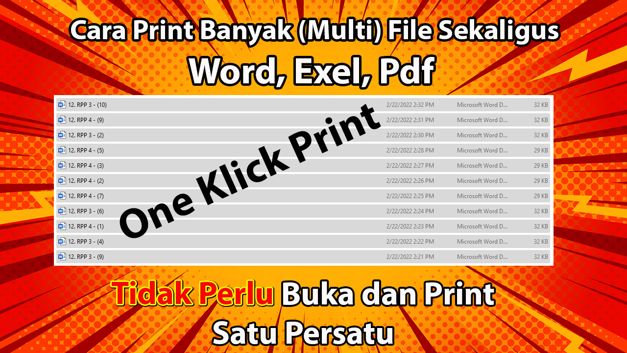 cara print banyak file dokumen sekaligus