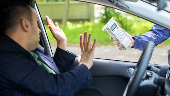 motorista multado recusar fazer teste bafometro