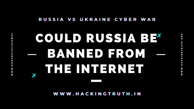 Could russia be banned from the internet