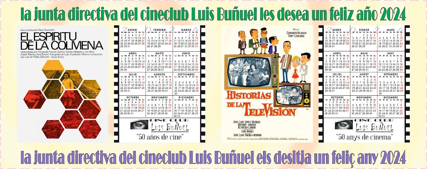 Calendarios Cine Club Luis Buñuel para el Año 2024
