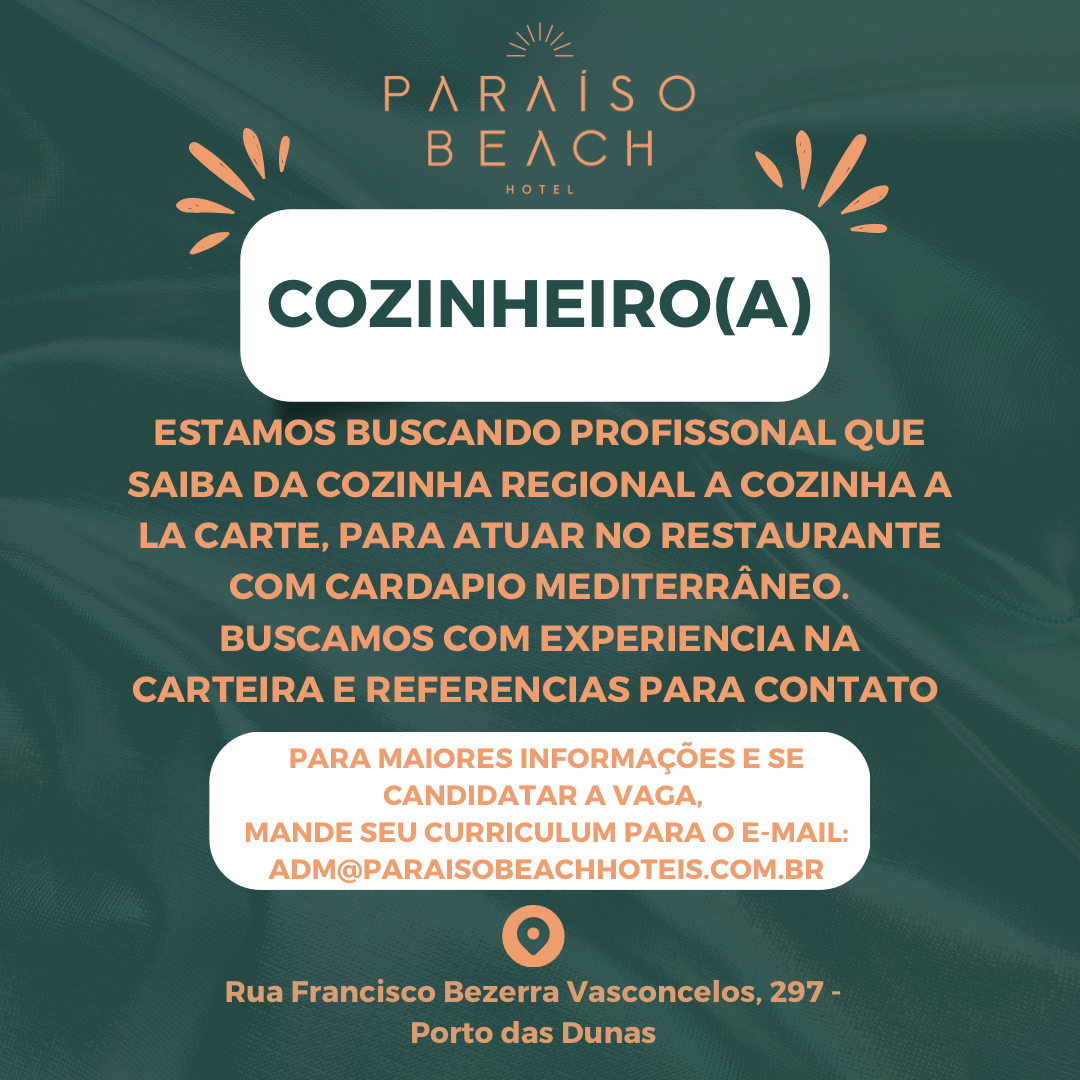 COZINHEIRO(A)