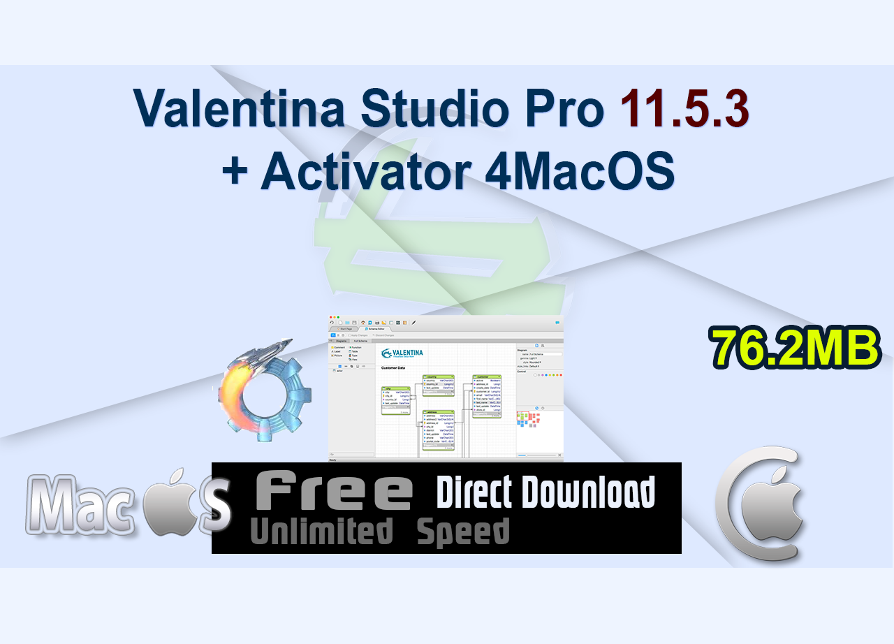 Valentina Studio Pro 11.5.3 + Activator 4MacOS