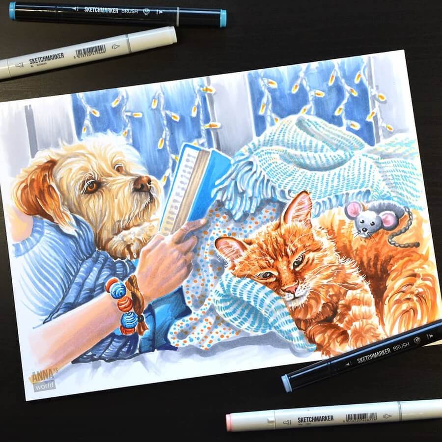 04-Story-time-for-the-Dog-cat-and-mouse-Annaworld-www-designstack-co