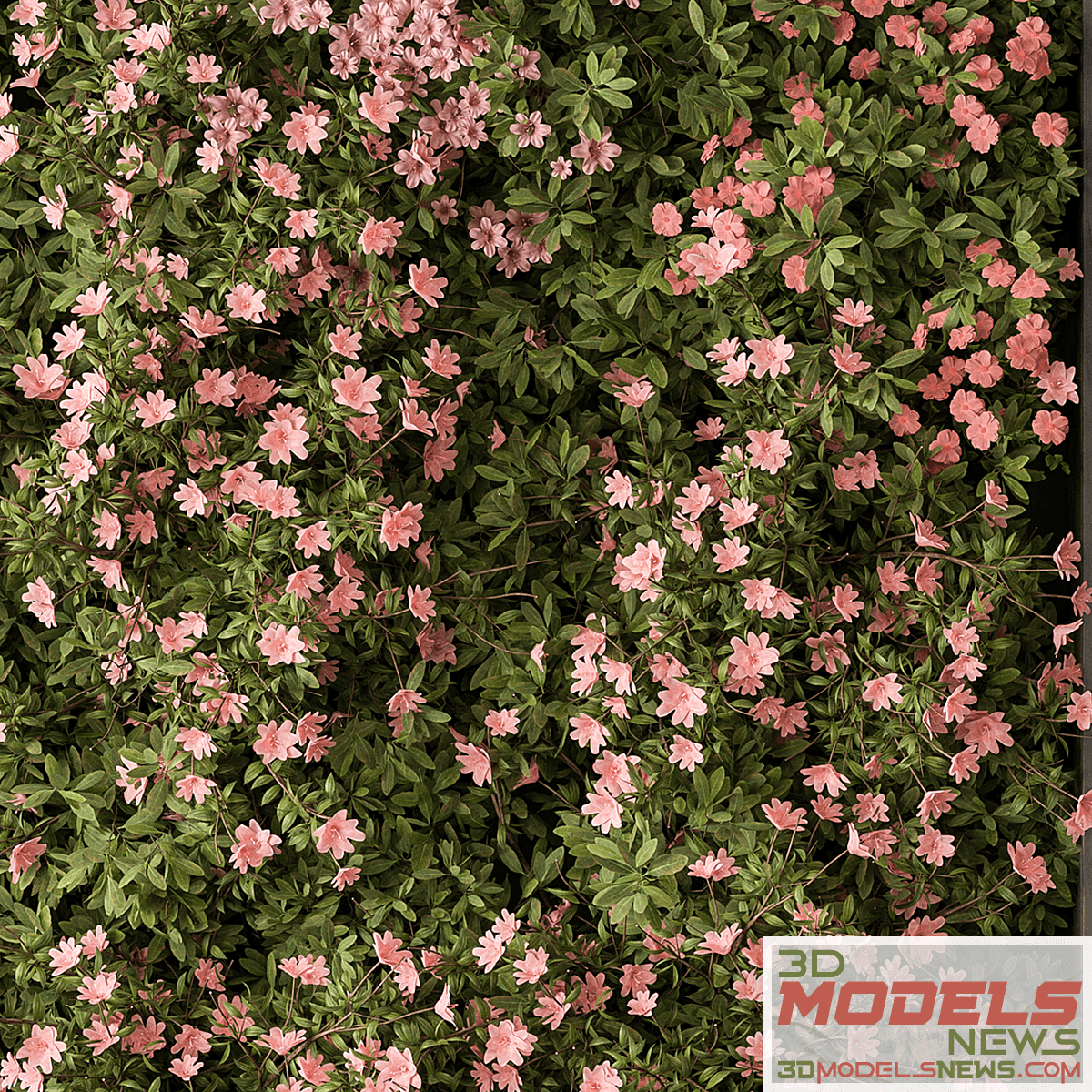 Flower vertical garden wall decor model 2