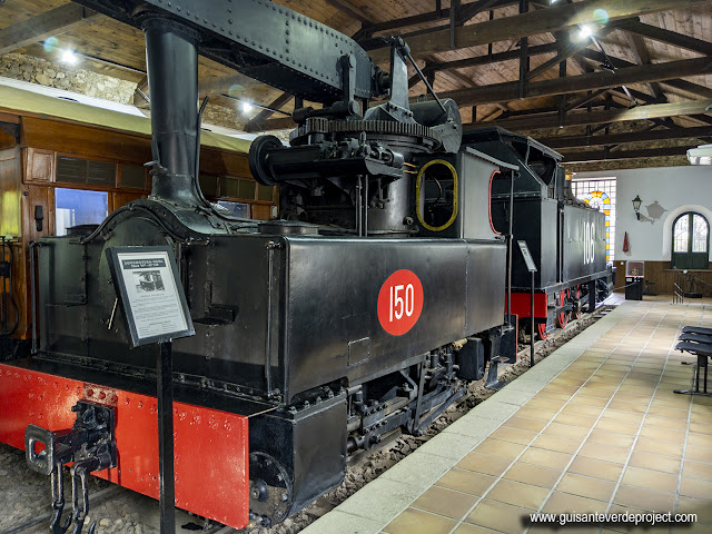 Locomotora Grúa en Museo Minero Riotinto, por El Guisante Verde Project