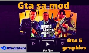 لعبة Gta San Andreas مود GTA 5 للاندرويد مع قائمة الغش