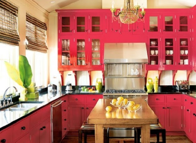 best colour combination for kitchen pictures